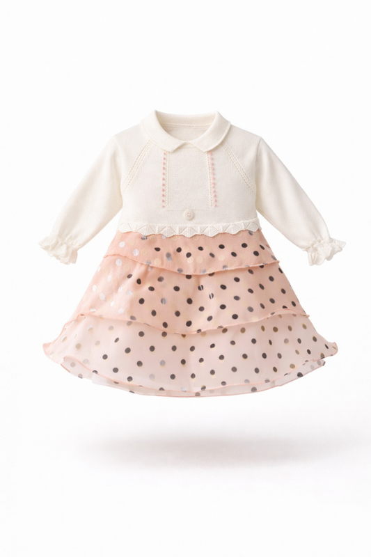 Blush Polka Dream Dress Set