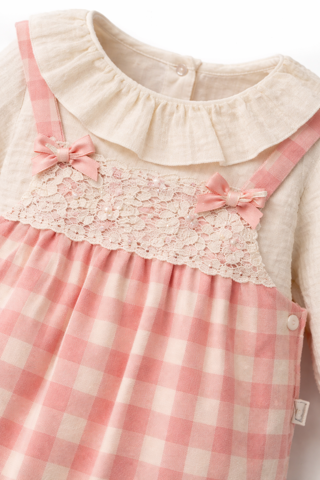 Blush Vintage Picnic Romper Set