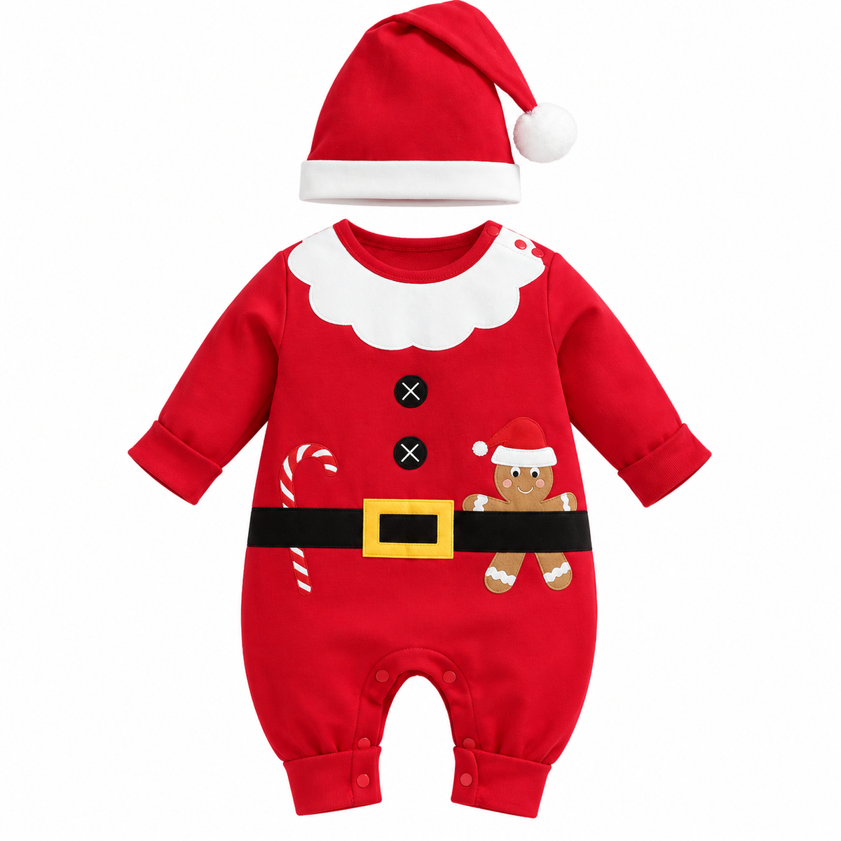 Christmas Cheer Cotton Romper