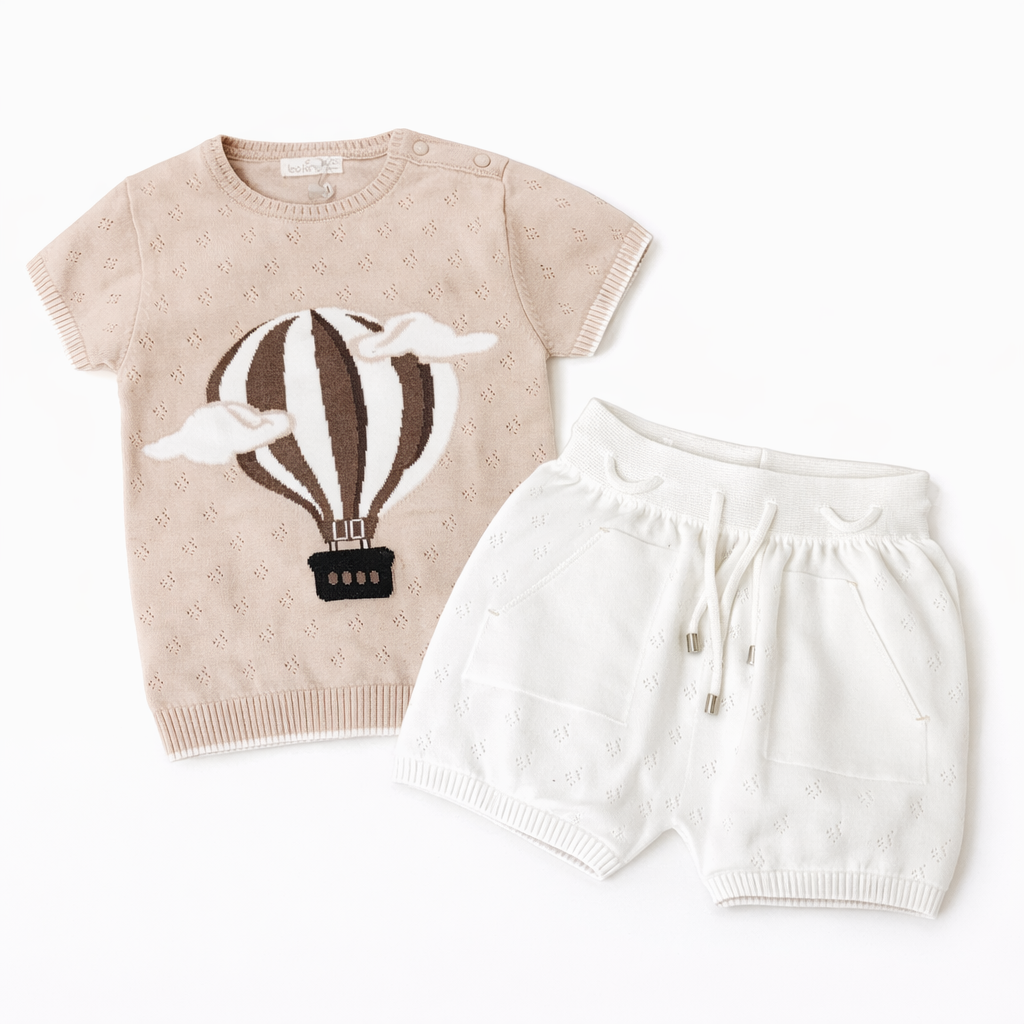 Baby Boy Short 2-piece Suit Cotton