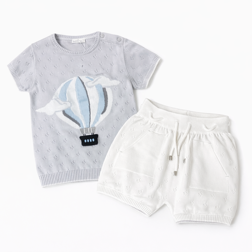Baby Boy Short 2-piece Suit Cotton