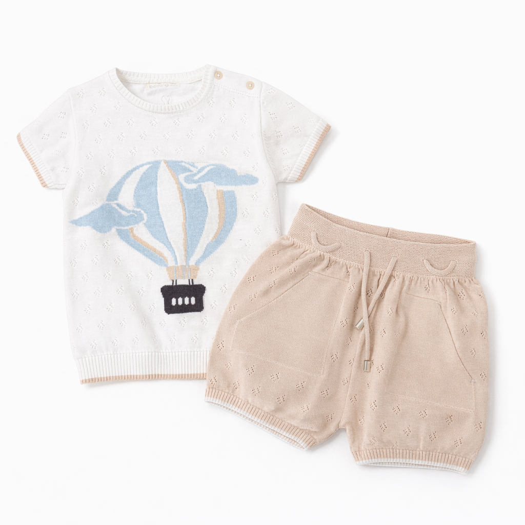 Baby Boy Short 2-piece Suit Cotton