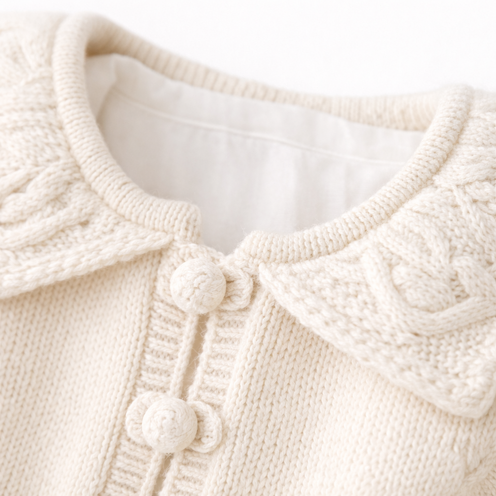 Cream Heirloom Knit Set