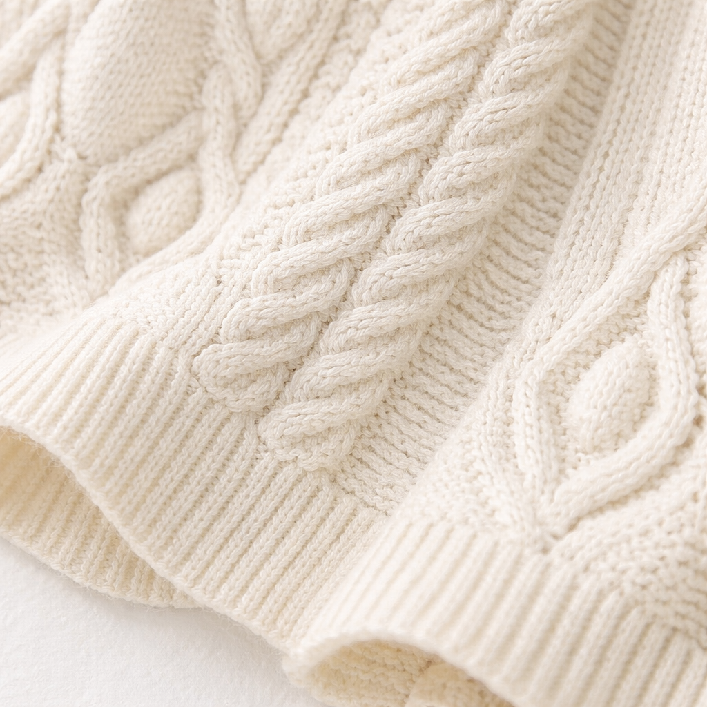 Cream Heirloom Knit Set