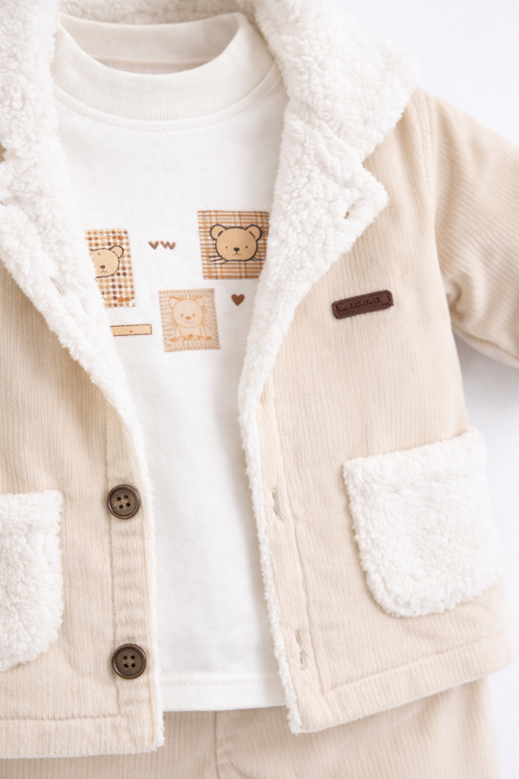 Cozy Bear Sherpa Set