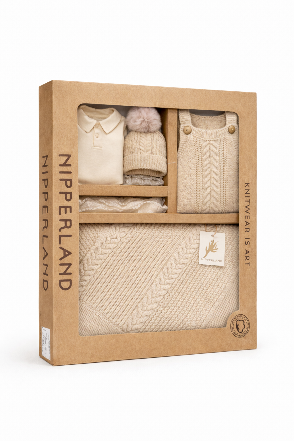 Cream Classic Knit Newborn Set