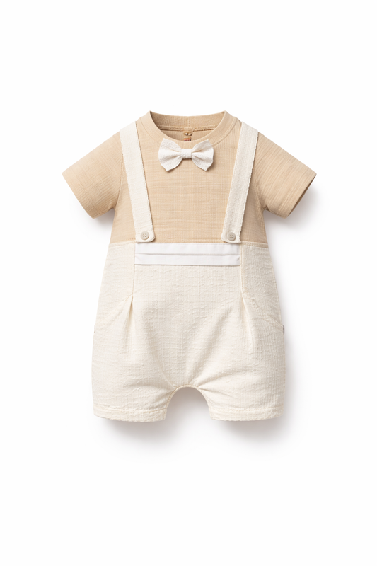 Cream Gentle Charm Suspender Set