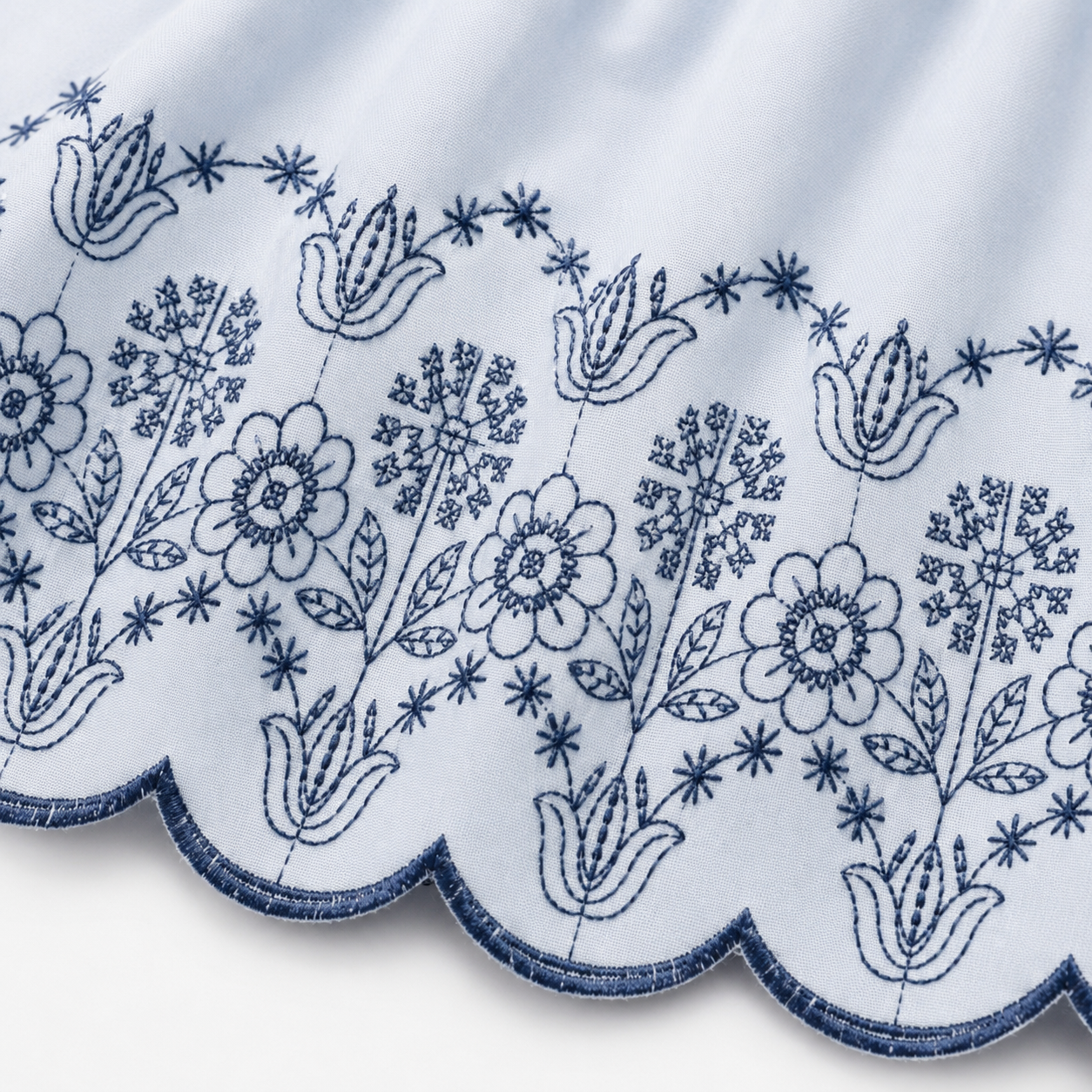 Bluebell Embroidery Dress