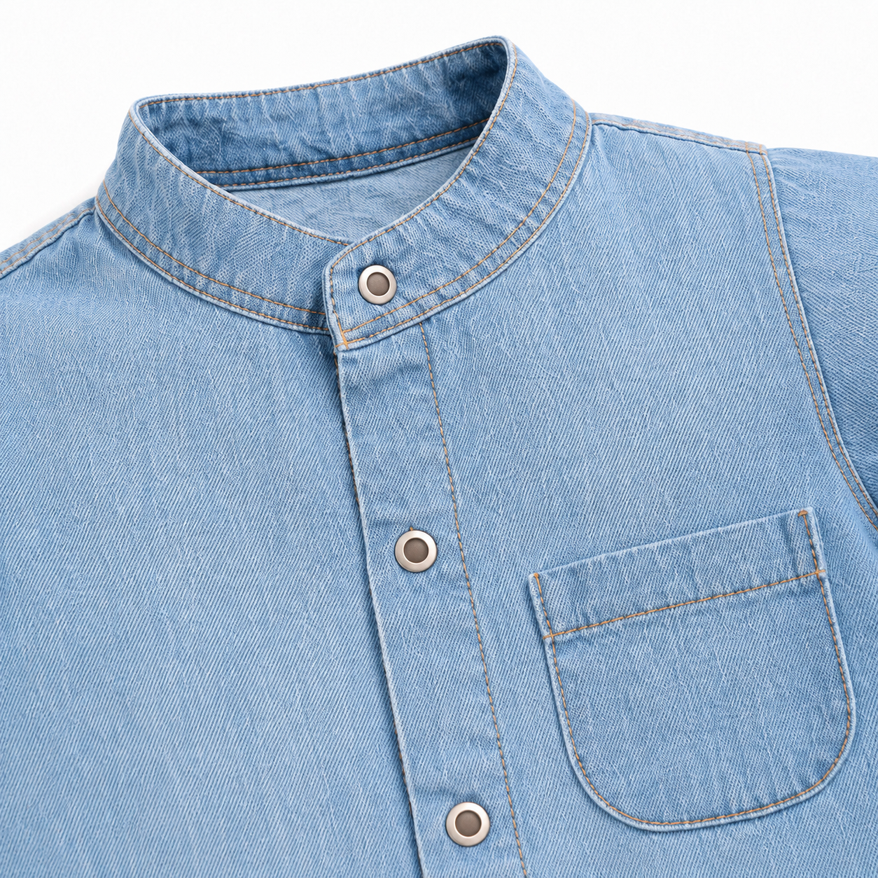 Denim Explorer Romper