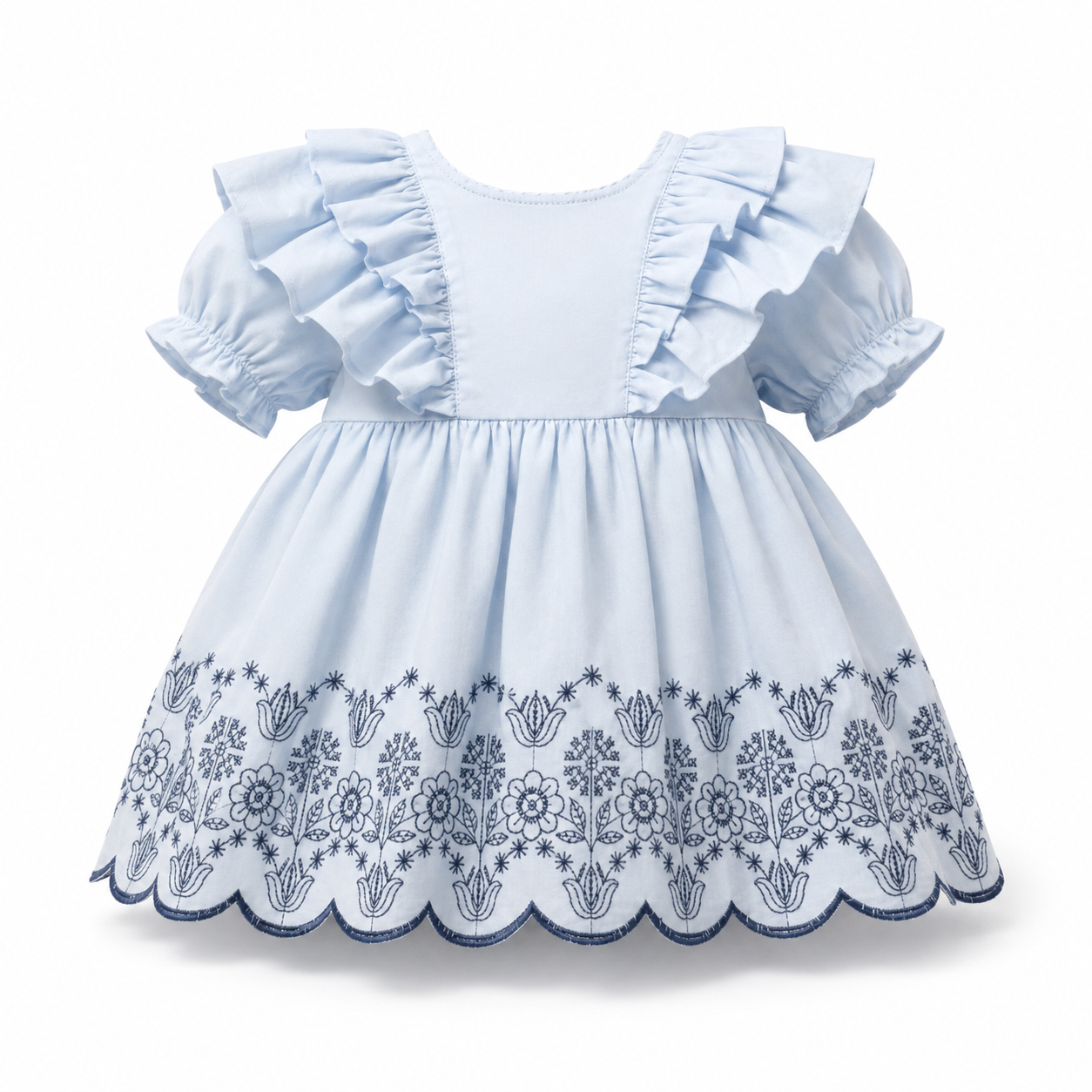 Bluebell Embroidery Dress