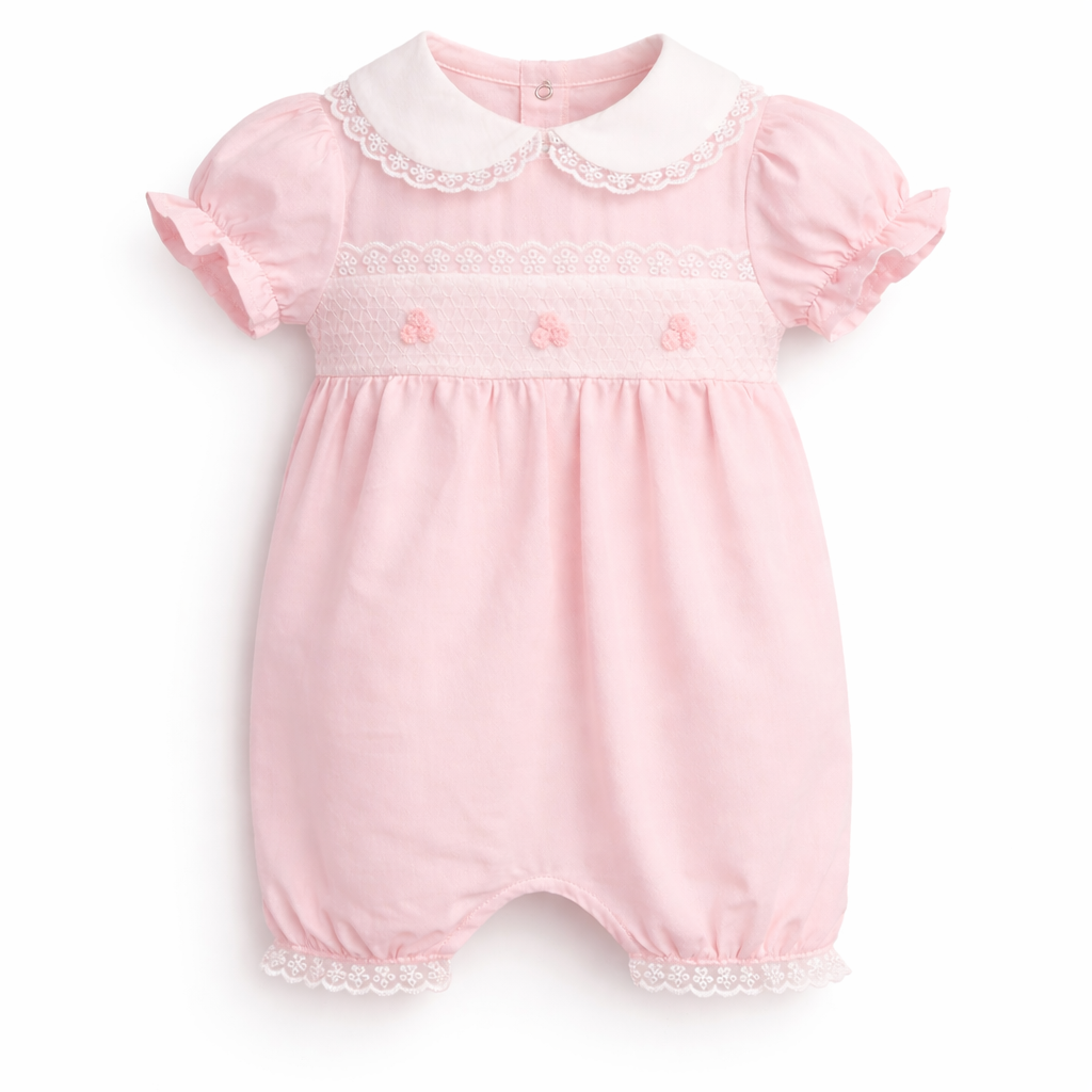 Blush Heirloom Romper