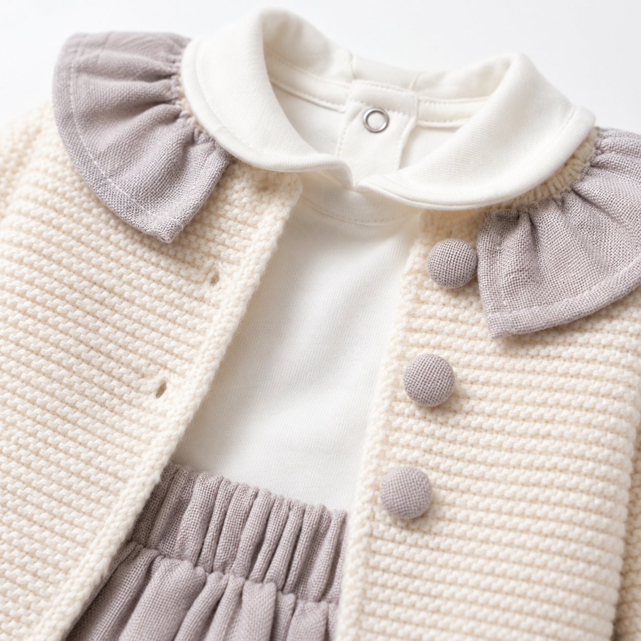 Lavender Grace Knit Skirt Set