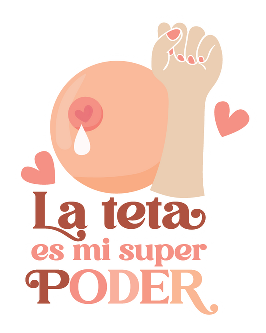 Sticker La Teta es mi super Poder