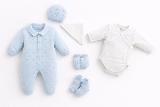 Newborn Sky Knit Set
