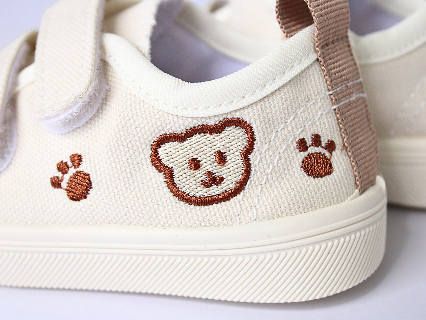 Unisex Baby Cream Sneakers