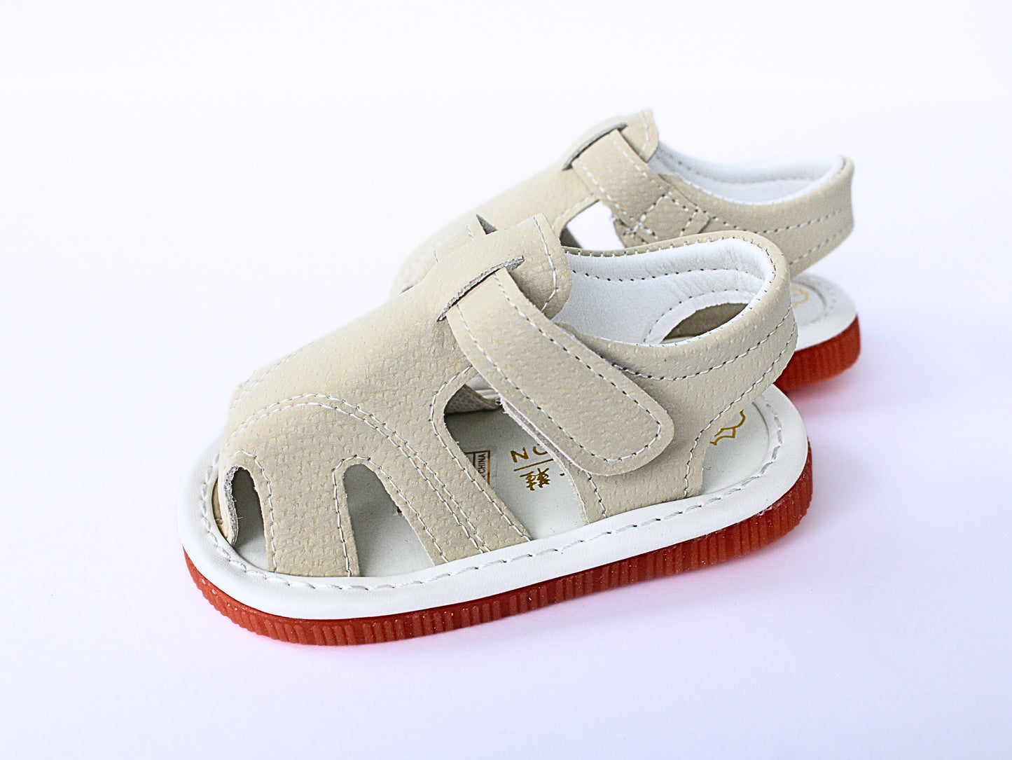 Baby Boy Cream Sandal