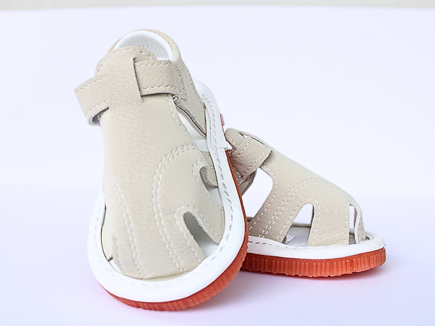 Baby Boy Cream Sandal