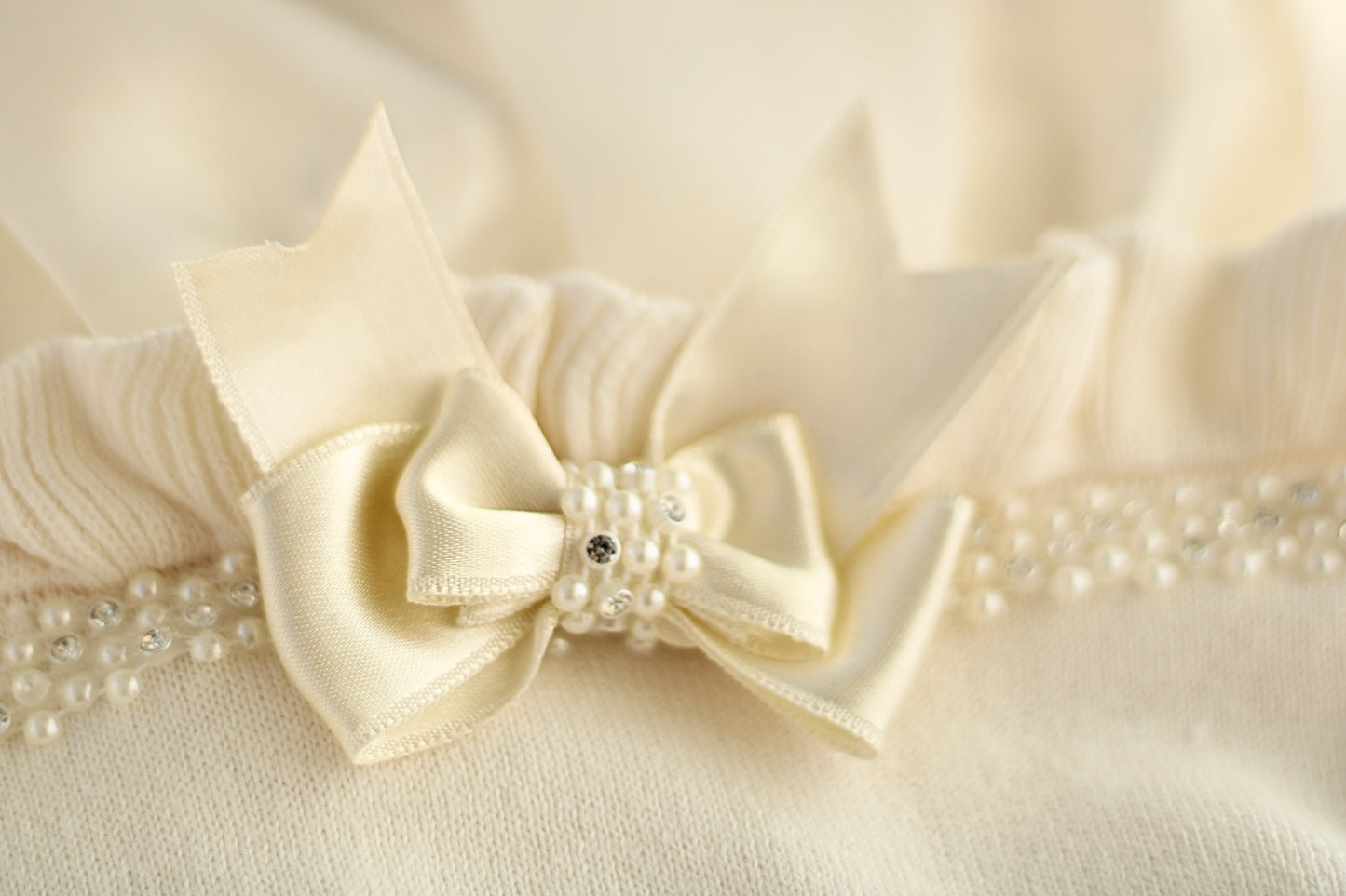 Elegant Satin Bow Dress