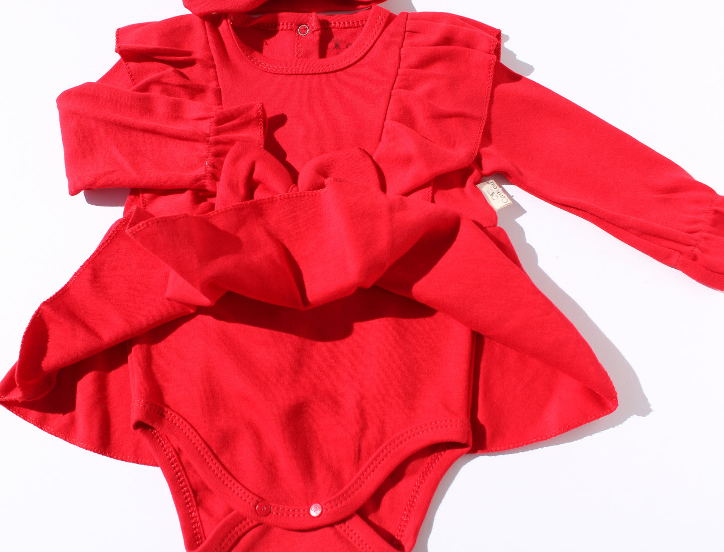 Baby Girl Coquette Red Dress