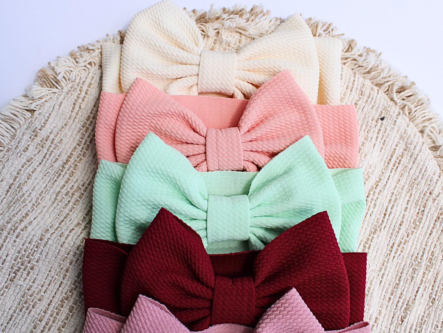 Classic Bow Headbands 0-12m