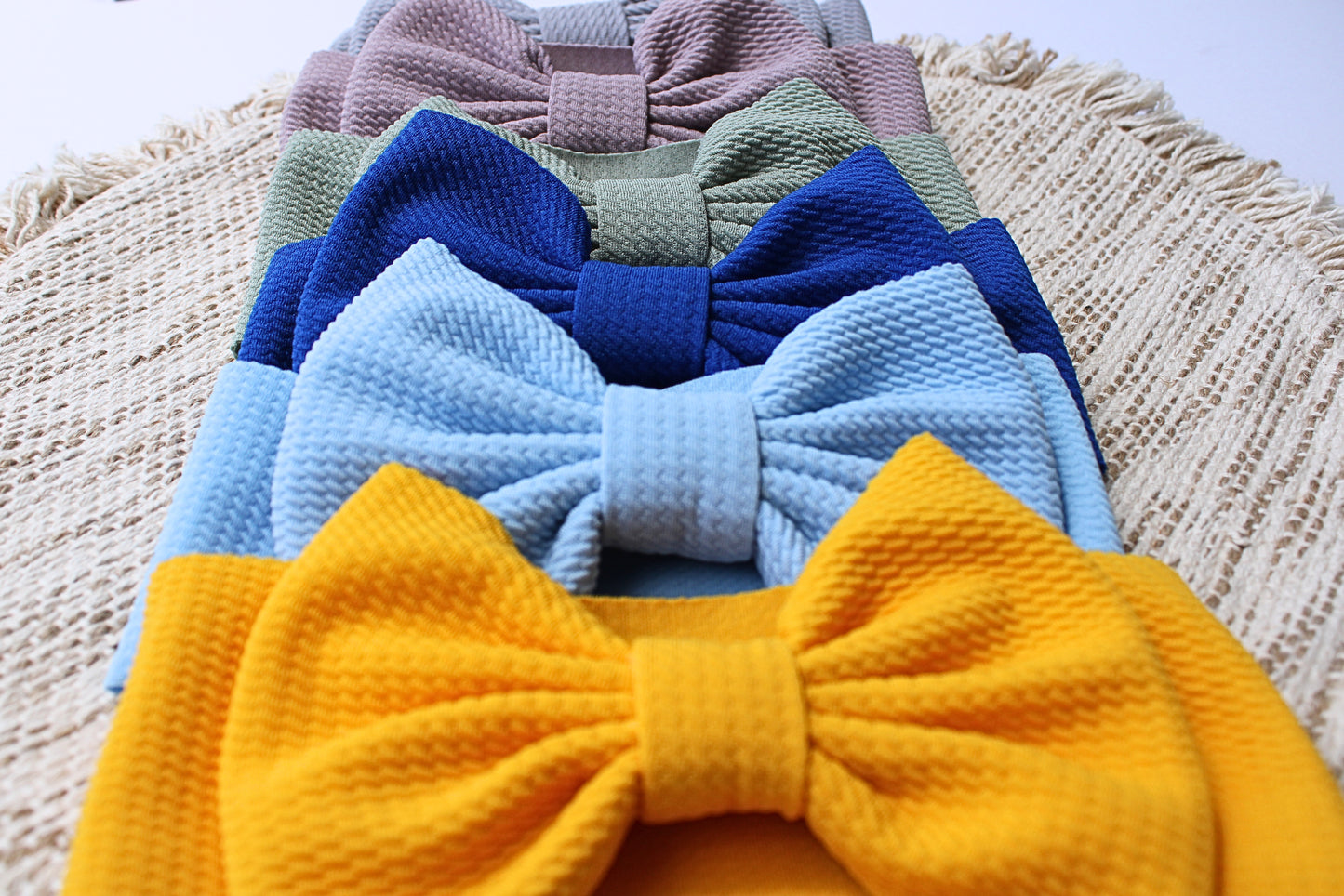 Classic Bow Headbands 0-12m