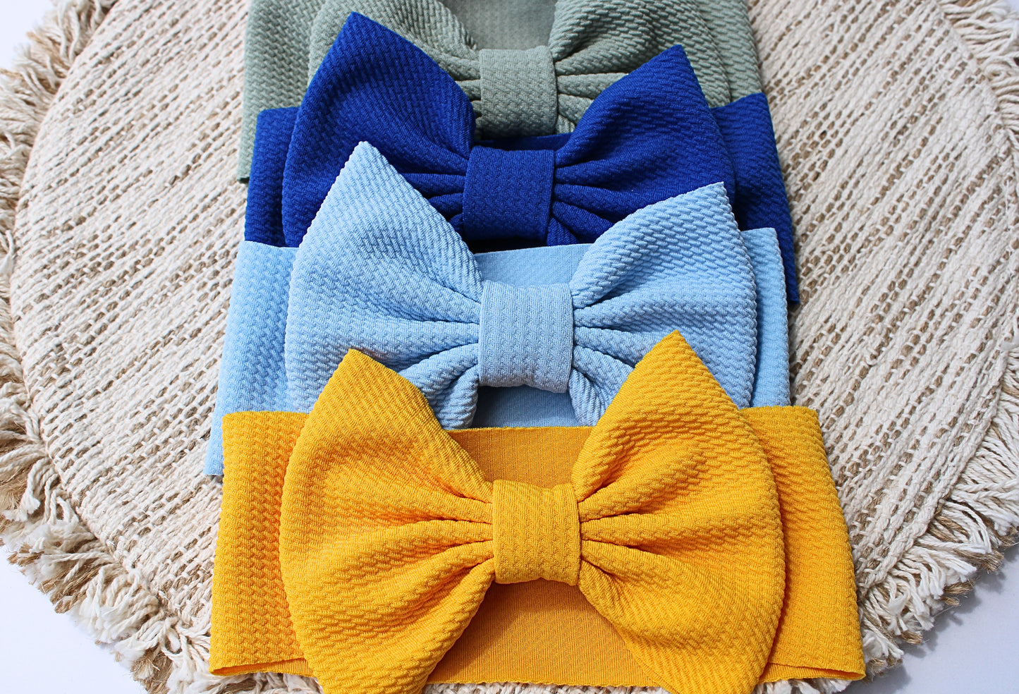 Classic Bow Headbands 0-12m