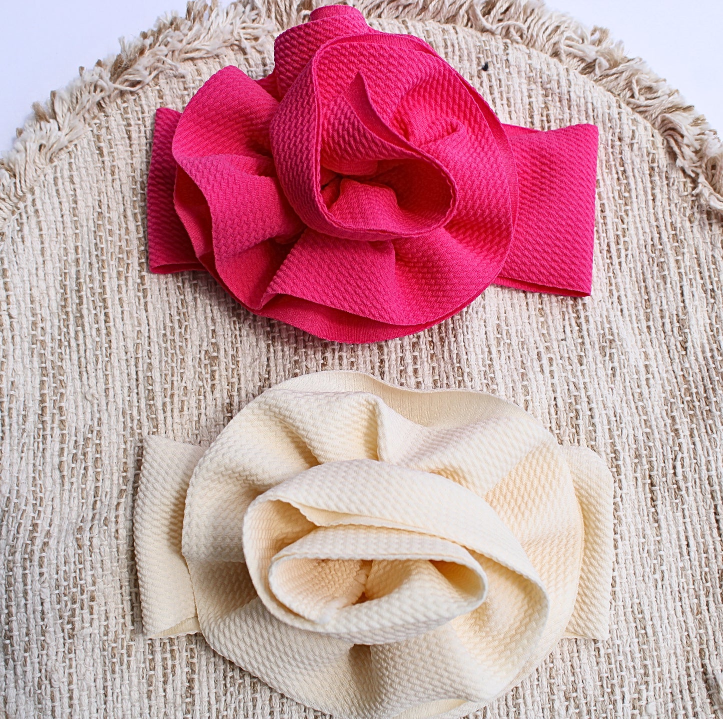 Rose Bloom Headbands 0-12m