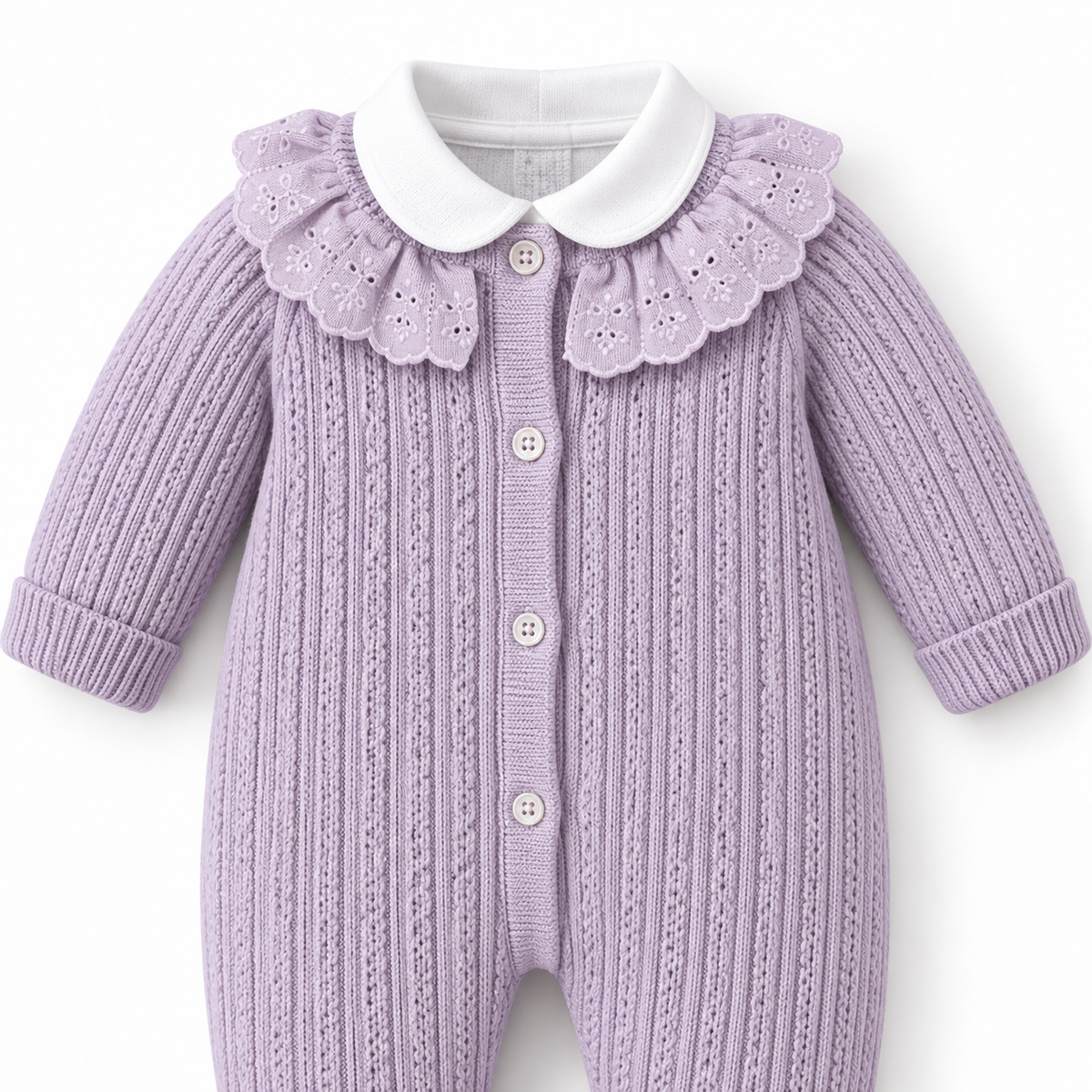 Lavender Crown Newborn Wool Set