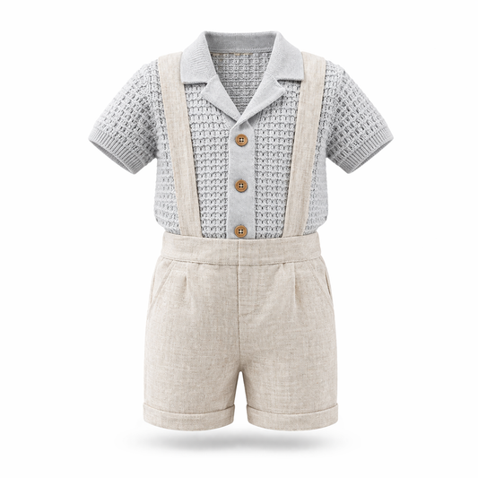 Linen Classic Suspender Set
