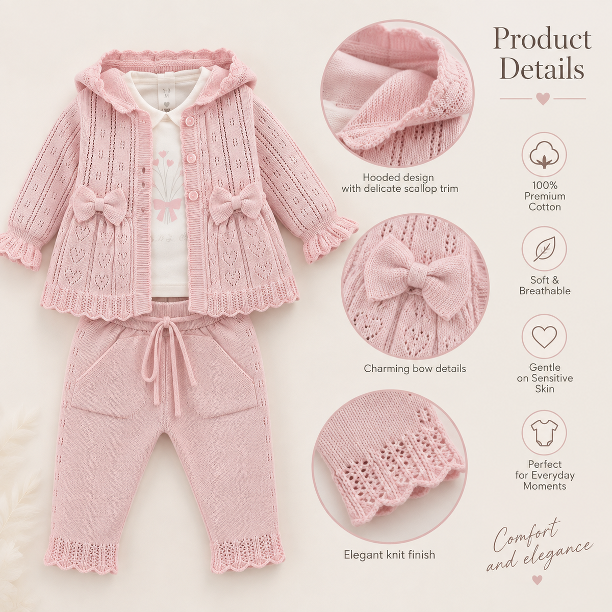 My Love Blush Knit Set