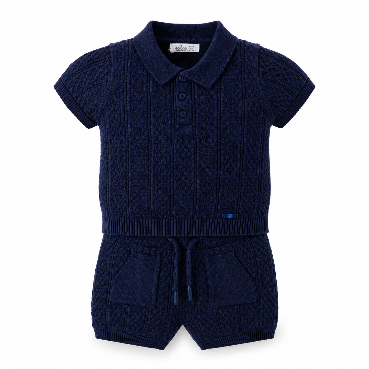 Navy Harbor Knit Set