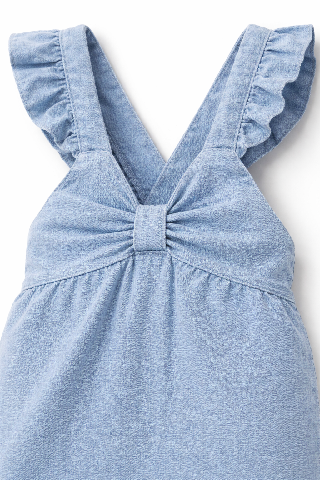 Sky Breeze Ruffle Romper