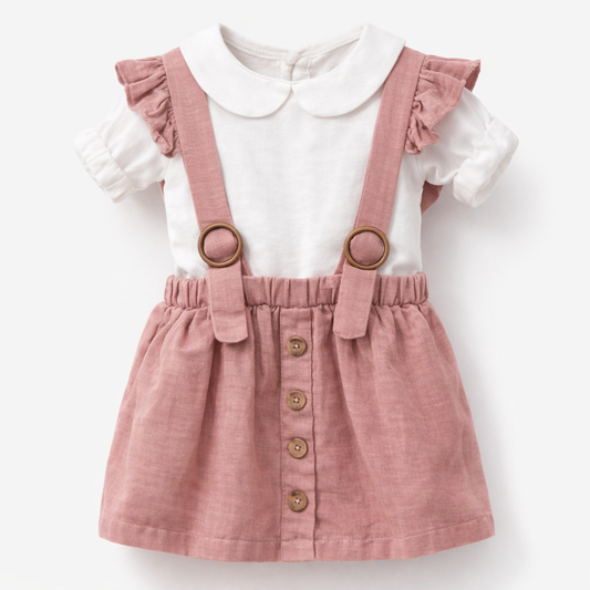 Sweet Blossom Suspender Dress Set