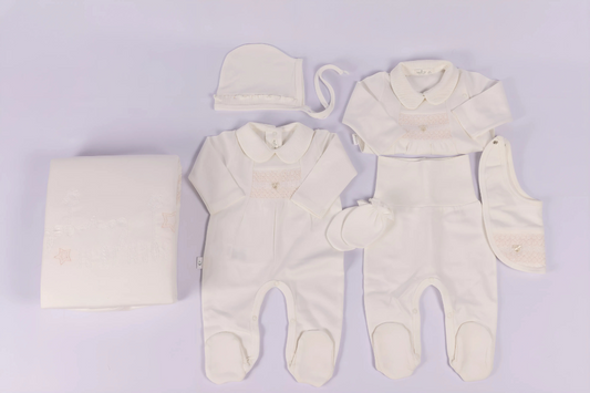 Baby Girl Pink & White NewBorn Set