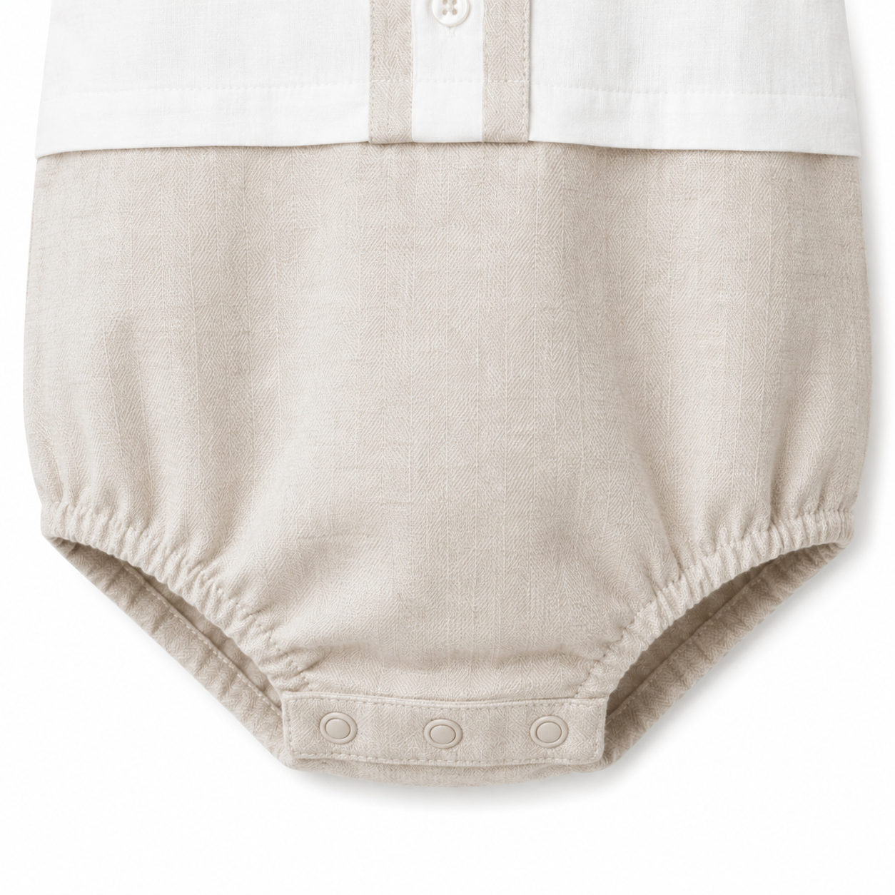 Little Gentleman Bow Tie Romper