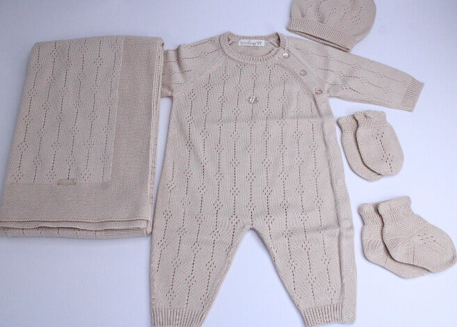 Baby Boy Beige Set of 5 Pieces