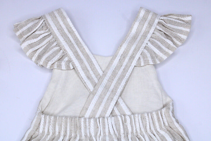 Baby Girl Beige Romper