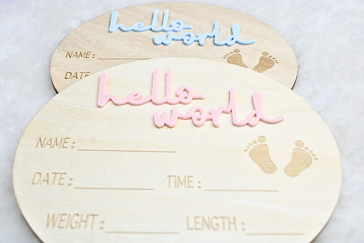 Baby "Hello World" Bulletin