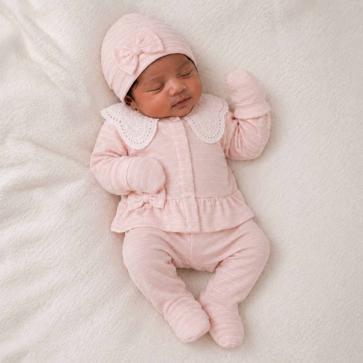 Blush Bow Newborn Set