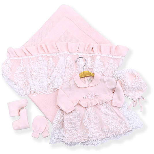 Baby Girl Newborn 5 Pieces Set