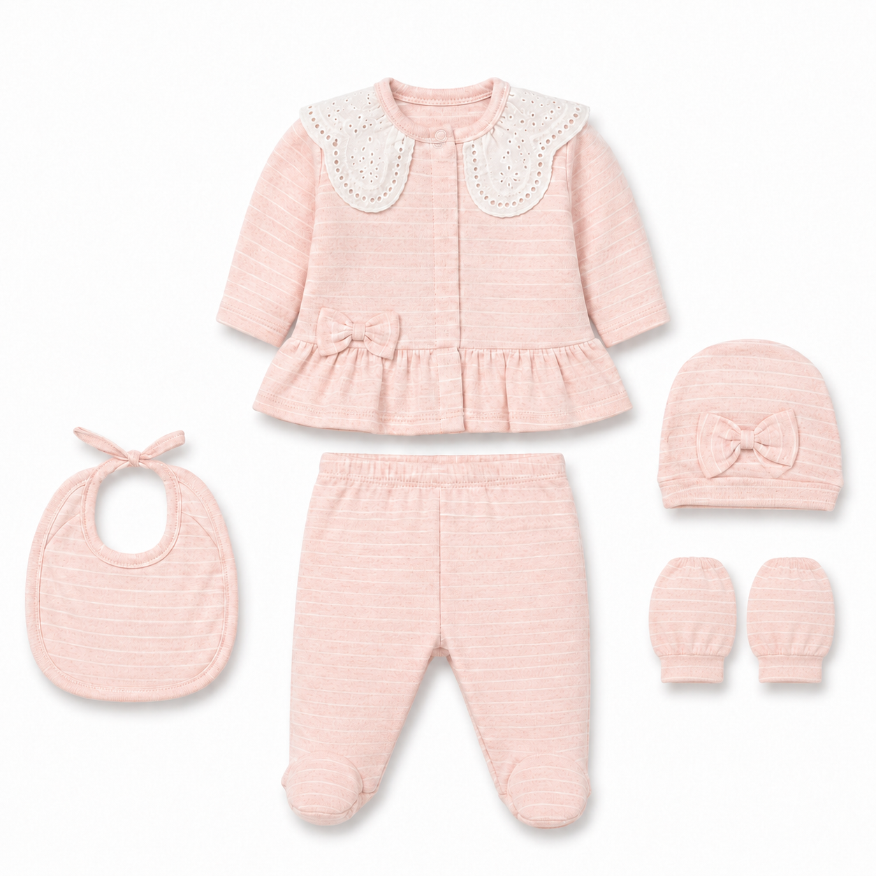 Blush Bow Newborn Set